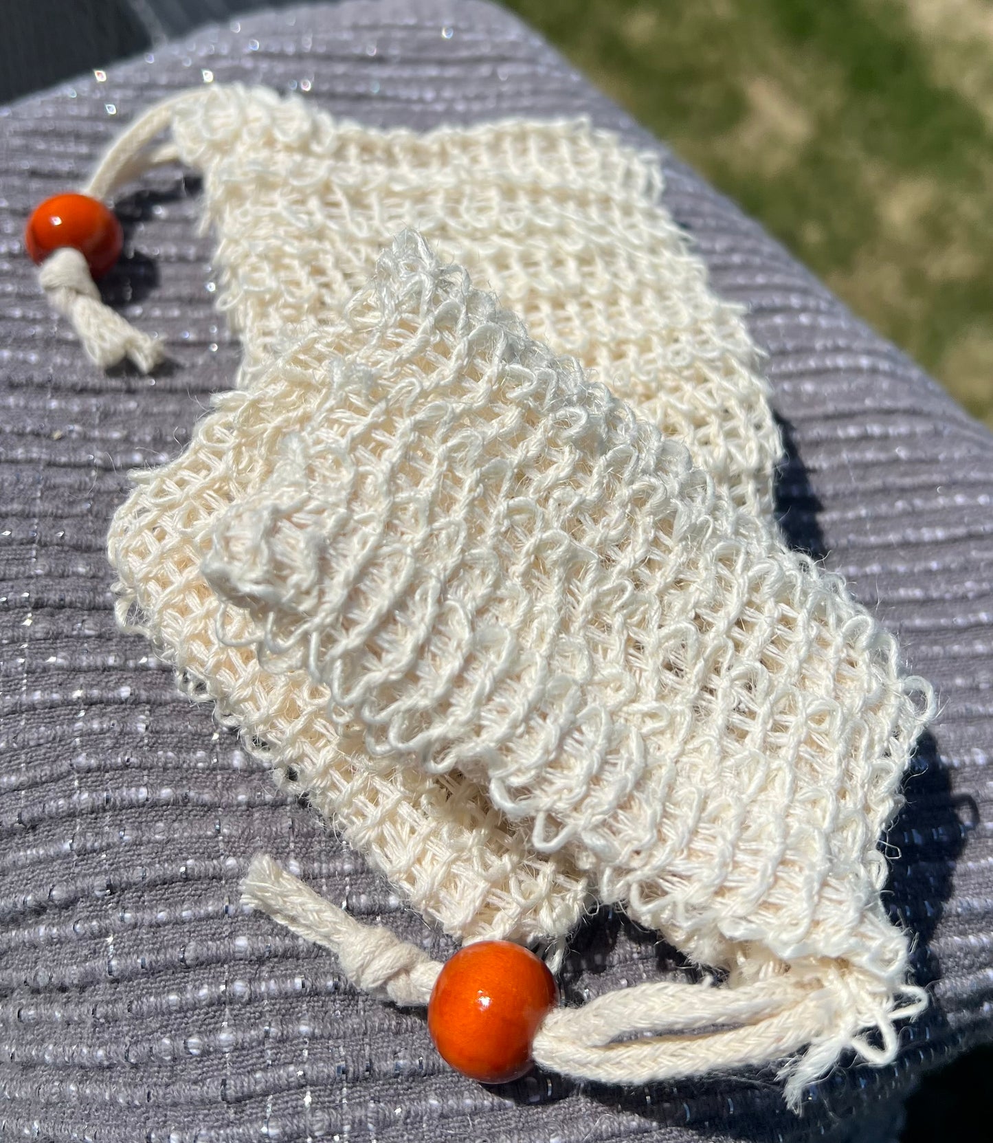 Soap Saver: Sisal Soap Bag