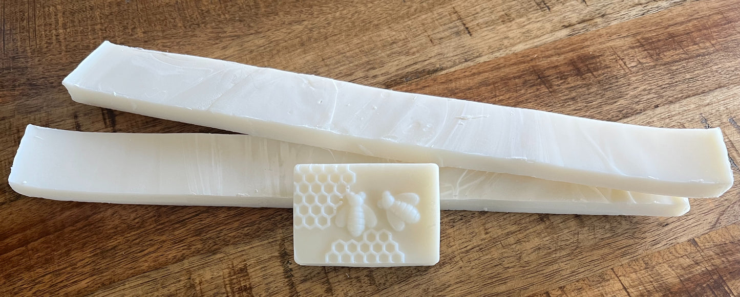 Hand Made Soap: 5 oz. Rough cut pure Lye/Lard with a touch of coconut oil